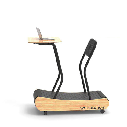 Wooden treadmill, manual treadmill, walking treadmill, treadmill desk Walkolution Germany