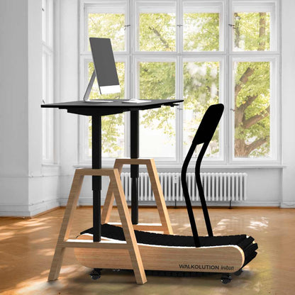 Wooden treadmill, manual treadmill, walking treadmill, treadmill desk, height adjustable desk, soft